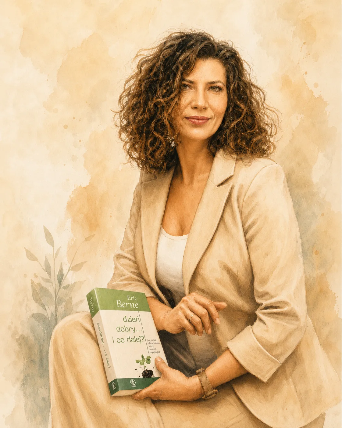 Katarzyna Wojciechowska - portret akwarelowy
